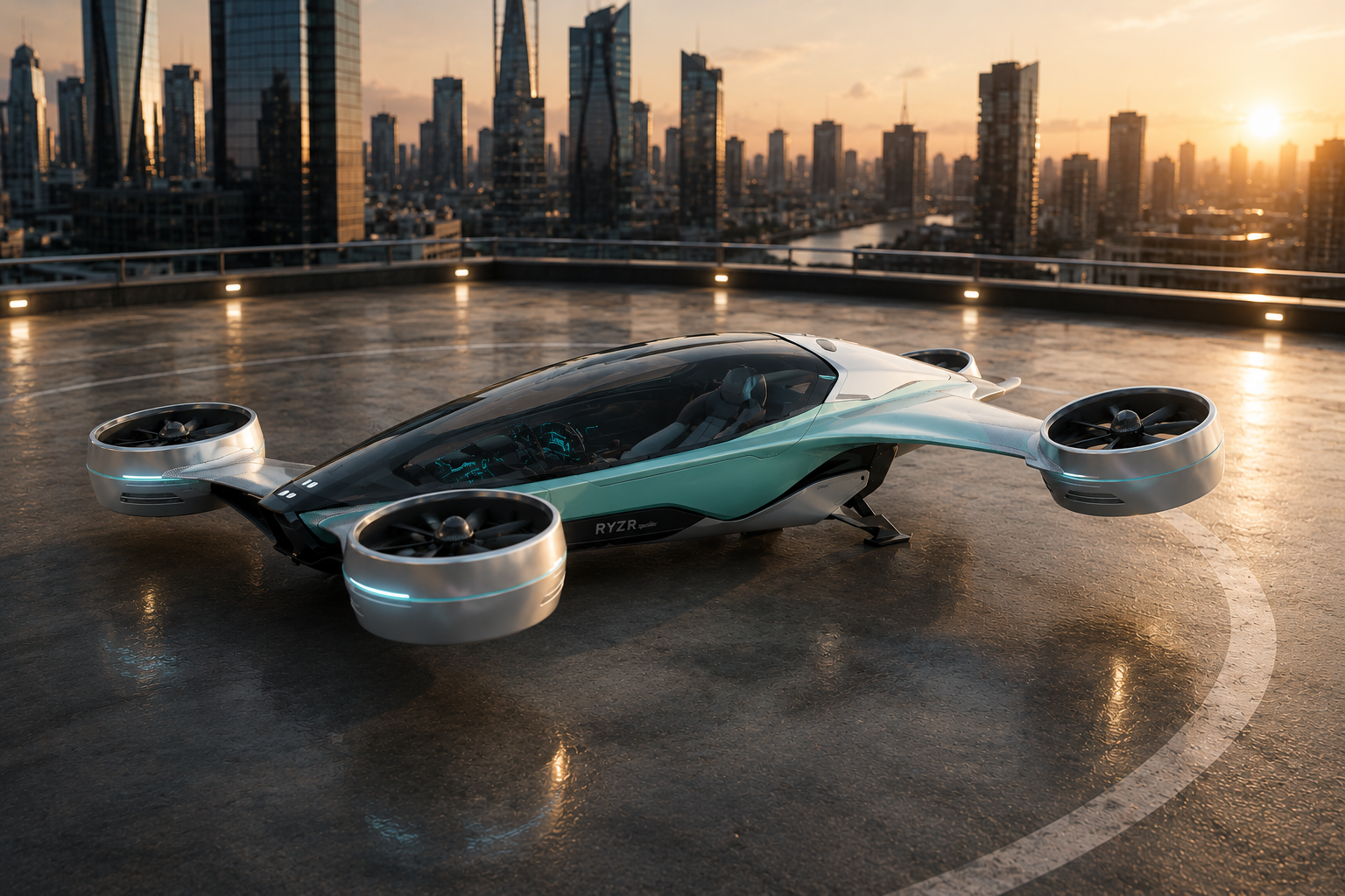 RYZR Speedster — eVTOL concept render
